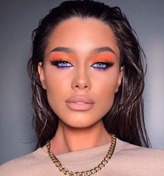 Bright Eyeshadow, Smink Inspiration, Colorful Eye Makeup, Makeup Eye Looks, Creative Makeup Looks, Glamour Makeup, Smokey Eyes