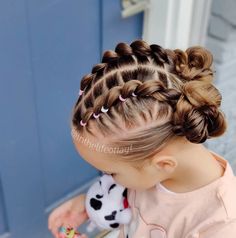 Toddler Hairstyles Girl Fine Hair, Hairstyles Girl, Easy Little Girl Hairstyles, Girls Hairstyles Easy, Toddler Hairstyles