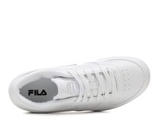 Synthetic leather upper with padded collar and fabric lining, Lace-up closure for a custom fit, Classic round toe, Cushioned fabric lined insole, Durable rubber midsole and outsole, Fila® branding details | Boys' Fila Little Kid & Big Kid A-Low Sneakers in White Size 3 - Little Kid Medium White Fade-resistant Low-top Skate Shoes, White Synthetic Skate Shoes With Elastic Laces, Sporty White Slip-resistant Skate Shoes, Casual White Slip-resistant Skate Shoes, White Slip-resistant Skate Shoes For Streetwear, Athletic Girls, Boys Sneakers, Shoe Carnival, Wedge Sneakers