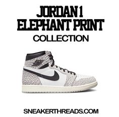 Sneaker shirts to match your Jordan Retro 1 elephant print | sneaker outfits. Sneaker Threads - Money Talk Tees Made of 100% pre-shrunk cotton. Fits true to size. *You may refer to size chart for correct measurements.* SHOP ALL ELEPHANT PRINT 1 TEES - CLICK HERE Jordan 1 Elephant Print, Jordan 1 Elephant, Jordan Elephant Print, Goat Sweater, Goats In Sweaters, Goat Tee, St Logo, Money Shirt, Sneakers Jordan