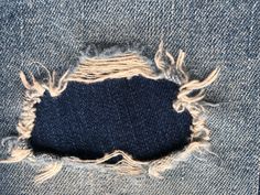 "This is a stretch denim patch for your stretch pants! Super Strong and durable. These may be cut to desired size (should be 2\" larger in all dimensions of your hole)." Jean Patches, Cute Patches, Denim Crafts, Denim Patches, French Knot, Flower Patch, Patched Jeans, Running Stitch, Cute Spring