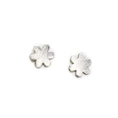 Petite Flower Stud Earrings Minimalist Everyday Flower Charm Earrings, Everyday Minimalist Earrings With Flower Charm, Minimalist Everyday Earrings With Flower Charm, Handmade Minimalist Flower Earrings For Everyday Wear, Handmade Minimalist Flower Earrings For Everyday, Minimalist Nickel Free Flower Earrings For Everyday Wear, Minimalist Flower Earrings, Minimalist Flower-shaped Earrings, Minimalist Flower Earrings For Everyday