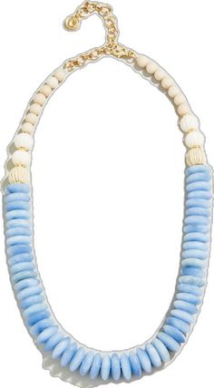 Blue Gaia Beaded Necklace 17 from Spartina 449 Colors And Patterns, On Vacation, The Coast, Blue Stone, Stone Beads, Feel Like, Natural Stones, Beaded Necklace, Collage