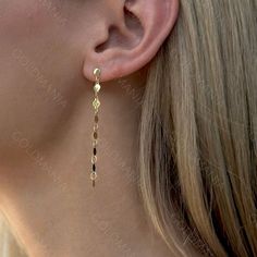 Yes, These earrings are made of REAL 14K GOLD 14K Solid Yellow Gold Mirror Chain Earring Set, Real Gold Earrings, Dangle Earrings, Drop Earrings, Women Shop our 14K Hoops https://www.etsy.com/shop/GOLDMANIA?ref=seller-platform-mcnav§ion_id=27644231 Shop our 14K Suds https://www.etsy.com/shop/GOLDMANIA?ref=seller-platform-mcnav§ion_id=27644229 Shop On Sale items https://www.etsy.com/shop/GOLDMANIA?ref=seller-platform-mcnav§ion_id=1 Metal: 14K Yellow Gold Closure: Push back Drop Length: 55 x 3mm S Real Gold Earrings, Chain Earring, Gold Paper, Earrings Women, Earrings Drop, Gold Earrings Dangle, Gold Mirror, Chain Earrings, Earrings Dangle