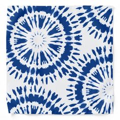 Indigo Blue Tie Dye Bandana - tap to personalize and get yours #affiliate #indigo #blue #tie #dye Tie N Dye, Shibori Designs, Tie Dye Bandanas, Sea Turtle Art, Shibori Pattern, Mughal Art, Modern Bridal Shower, Ocean Design, Pastel Tie Dye