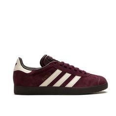 Adidas Gazelle "Maroon" Sneakers Sporty Burgundy Sneakers With Boost Midsole, Sporty Burgundy Sneakers With Rubber Sole, Sporty Burgundy Low-top Sneakers, Burgundy Low-top Sneakers With Boost Midsole, Burgundy Low-top Sneakers With Rubber Sole, Adidas Custom Sneakers With Red Sole And Lace-up, Sporty Burgundy High-top Sneakers, Burgundy Lace-up Sneakers For Sports, Burgundy Lace-up Sports Sneakers