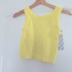 New With Tags Urban Outfitters Tank Top! Summer May Be Almost Over But Buy This Tank To Wear It Next Year Or If You Live In A Natural Hot Climate! Size: Xs Smoke Free Home! Casual Cropped Yellow Tank Top, Casual Yellow Seamless Tops, Ribbed Tops For Summer Day Out, Yellow Seamless Summer Top, Summer Ribbed Tops For A Day Out, Ribbed Tops For A Summer Day Out, Urban Outfitters Seamless Summer Crop Top, Urban Outfitters Seamless Crop Top For Summer, Summer Urban Outfitters Seamless Crop Top