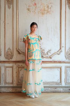 Maison Rabih Kayrouz, Rabih Kayrouz, Tsumori Chisato, Lime Yellow, Alessandra Rich, Tent Dress, Dress Silhouette, Sea Breeze