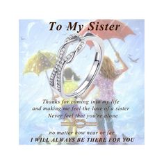 PRICES MAY VARY. 💞Daughter&Mum Silver Rings💞The 925 sterling silver ring is designed in the shape of a love knot， design symbolizing the unbreakable bond between mother & daughter, representing that the love between mother and daughter is eternal. Silver rings for women enhanced with a meaningful message card are absolutely an ideal choice to express your love for your mother, sister, wife, family, or just a friend. reminder for them that your love for them is endless. 💝925 sterling silver ri Meaningful Silver Ring As Gift, Meaningful Silver Rings As Gifts, Meaningful Silver Rings For Valentine's Day, Daughter Rings, Daughter Ring, Silver Rings For Women, Love Knot Ring, Silver Ring For Women, Mom Ring