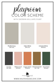 the color scheme for playroom colors scheme with sherylin williams paint in various shades