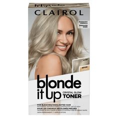 Iridescent Emerald Blonde it Up Toner Kit Clairol Professional Iridescent Emerald Blonde it Up Toner Kit  |  Sally Beauty Hair Color Gloss, Highlights And Balayage, Cool Blonde Hair Colour, Emerald Hair, Sheer Veil, Glow Hair, Cool Blonde Hair, Hair Toner, Dyed Blonde Hair