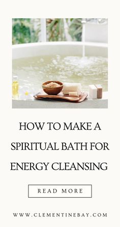 Everything you need to know about spiritual bathing and how to make your own energy cleansing bath to wash away negative energy and evil eye. This spiritual bath guide is the perfect go-to for beginners looking for spiritual cleansing rituals to add to their spiritual hygiene/spiritual self-care routine. Cleansing Salt Bath Ritual, Spiritual Baths Cleanse, Cleansing Bath Ritual, Energy Cleansing Bath, Spiritual Hygiene, Spiritual Cleansing Bath, Herbs For Protection, Bath Rituals