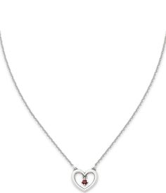 From James Avery&#x2C; this necklace features:  Short pendant necklace Sterling silverAvailable in lengths of approx. 17" and 20"Lobster clasp closureCrafted in America using the world's finest materials. Elegant Sterling Silver Open Heart Jewelry, Elegant Heart Pendant Jewelry With Sterling Silver Clasp, White Gold Heart Necklaces With Sterling Silver Clasp, Elegant Sterling Silver Double Heart Necklace, Fine Jewelry With Polished Open Heart, Silver Heart Charm Necklace For Formal Occasions, Classic Double Heart Necklace With Polished Finish, Sterling Silver Necklace With Heart Charm, Formal Silver Necklace With Heart Charm