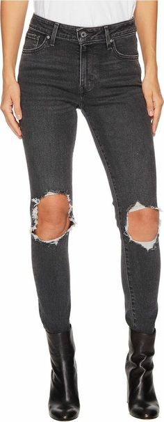 start-header-3dsellers.com-ld-html img {max-width: 100%;} adding mobile description Distressed knee patches and a high rise bring on-trend style to the 721 Skinny Jeans.- Zip fly with button closure- 5 pocket construction- Whiskering, fading, and distressed details- Skinny leg- Denim construction- Approx. 10" rise, (size 26x30)- ImportedFiber Content90% cotton, 8% elastomultiester, 2% elastaneCareMachine wash cold Levi's® Premium Womens Premium 721 High-Rise Skinny 29X30 Size 29 Distressed knee Love Job, Diy Pants, Toned Women, E Bay, Denim Pant, Stretch Jeans, Stretch Denim, High Tops, Levi's