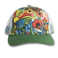 MID PROFILE FIT SPECS: 53% Polyester 47% Cotton Adjustable snapback closure One Size Fits All Mesh back Plastic snap Hard buckram Fishing Tools, Dry Bag, Dog Stickers, Fishing Trip, Gift Card Shop, Bagpack, Dog Accessories, Kids Bags, Sales Gifts