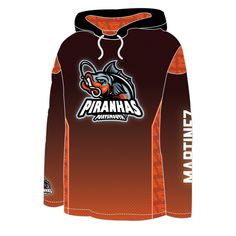 an orange and black hoodie with the words, miami marlins on it