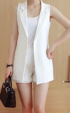 Product id: 2255800829413275 Sleeveless Coat, Blazer Coat, Short Dresses, Rompers, Womens Shorts