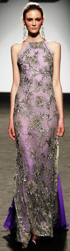 Renato Balestra, this is very lovely but I mostly pinned it for the color and fabric. Dress Couture, Silver Sequin Dress, Valentino Dress, فستان سهرة, Dior Couture, Silver Dress, Silver Sequin