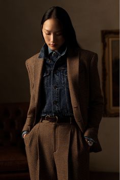 Polo Ralph Lauren - Fall 2023 Ready-to-Wear https://www.vogue.com/fashion-shows/fall-2023-ready-to-wear/polo-ralph-lauren/slideshow/collection#5 Aw 2024, Fw 2024, Ralph Laurent, Stile Casual Chic, Fall 2023 Ready To Wear, Ralph Lauren Fall, 2023 Ready To Wear Collection, Deep Autumn, 2023 Ready To Wear