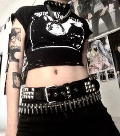 Alt Crop Top, Alt Clothes, Comfy Clothing, Alt Outfits, Just My Size, Alt Fashion, Crop Top Outfits, Grunge Goth, My Size