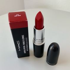 Brand New In Box! By Mac Cosmetics . Beautiful, Sophisticated Red Lip Stick With Pearl Finish . No Trades!! Tags: Ladybug , Neutral Red Mac Ladybug Lipstick, Red Lip Stick, Mac Red Lipsticks, Coquette Cherry, Storybook Cosmetics, Frosted Lipstick, Red Lip Gloss, Makeup Images, Red Lip Makeup