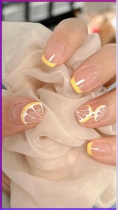 xiaohongshu douyin nails bow transparent inspo aesthetic chinese nail art chinese nails chinese nail art coquette soft pretty see through French Nails Design, Nail Ballerina, Lemon Nails, Manicure Gel, Short Nail Designs