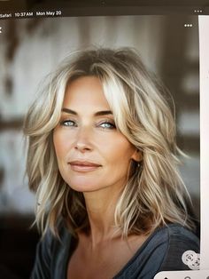 Blonde Hair Over 50, Blonde Hair Transformations, Haircuts For Women Over 50, Timeless Looks, Hairstyles Color, Gorgeous Hairstyles, Mom Hairstyles