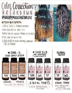 Redken Color Gel Oils Formulas, Brunette Balayage Hair Formulas, Color Formulations, Toner Formulas, Hair Lightening, Brown Hair Color Chart, Hair Formulas, Hair Formula