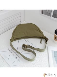 BirdinBag - Spacious Unisex Crossbody Bag with Ample Storage Khaki Softback Bag With Adjustable Strap, Functional Khaki Shoulder Bag, Functional Green Softback Bag, Functional Portable Khaki Bag, Functional Khaki Compact Bag, Green Bag, Bag Straps, Hobo Bag, Crossbody Bag