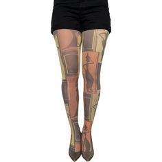 Design and colours inspired by African Art. Wear them under neutral-colored dresses for a pop of color. You will turn heads in these multicolored patterned tights pantyhose for women. Tights for all ladies, from small size to curvy women. Pantyhose and Tights available in plus size tights. If you are between two sizes, choose the bigger one (size up). Check the size chart! Composition: Made in Italy Fabric: 95% Nylon, 5% Elastane Care Instructions: Hand wash Weight: 4 oz (113.4 g) Fishnet Style, Funky Tights, Tights For Women, Plus Size Tights, Printed Tights, Patterned Tights, Fishnet Tights, Womens Tights, Size Pattern