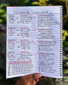 a hand holding up a notebook with the words electronic inequance written on it