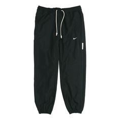 Black Nylon Sweatpants With Side Pockets, Nike Streetwear Cargo Pants With Elastic Waistband, Nike Cargo Pants With Elastic Waistband For Streetwear, Nike Black Functional Pants, Nike Black Joggers For Streetwear, Nike Black Sporty Cargo Pants, Urban Black Sweatpants For Outdoor Activities, Nike Black Functional Sweatpants, Nike Sportswear Pants For Outdoor Activities