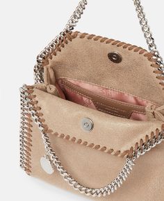 Discover Stella's Toffee brown Falabella Tiny Tote Bag today. Free standard shipping is available on all orders. Shop online now. Stella Mccartney Falabella, Baby Boy Dress, Boy Outerwear, Bags Logo, Sneaker Wedge, Flat Sneakers, Handbag Shoes, Ski Wear, Espadrilles Wedges