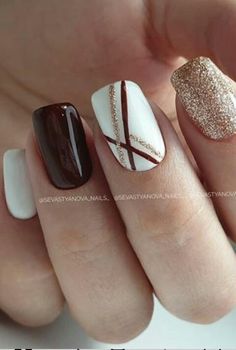 Season Nails, Manicure Nail Designs, Her Nails, Nails Colors, Nails 2021, Nails Fall, Short Acrylic Nails Designs, Elegant Nails