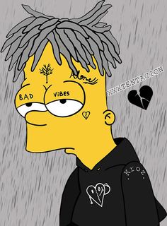 the simpsons character with dreadlocks on his head