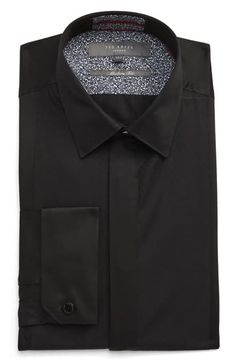 TED BAKER MODERN FIT SOLID DRESS SHIRT. #tedbaker #cloth Sleek Dress, Check Dress Shirt, Men Shirt Style, Ted Baker London, Slim Fit Shirt, Sports Shirts