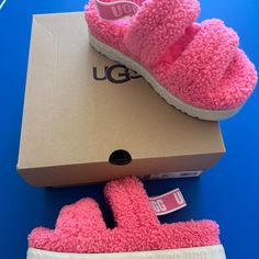 Brand New- Never Worn Platform Terrycloth Ugg Slippers. Shoes Ugg, Pink Slippers, Ugg Slippers, Terry Cloth, Womens Uggs, Ugg Shoes, Slippers, Women Shoes, Pink