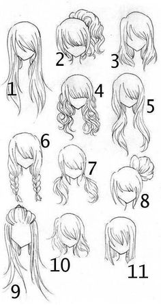 how to draw anime hair step by step with pictures for beginners and advanced drawing