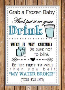 a cross stitch pattern with the words grab a frozen baby and put it in your drink