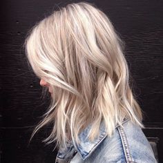 Dunner Wordend Haar, Beachy Hair, Modern Haircuts, Long Bob Hairstyles, Hair Color And Cut, Blonde Bobs, Hair Envy, Cool Haircuts