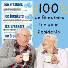 Unlock meaningful conversations and foster connections with our comprehensive set of 100 Ice Breakers for Senior Citizens. Designed specifically for activity directors, these conversation starters are perfect for creating engaging and memorable moments in senior living communities, nursing homes, and recreational centers. Features: Diverse Topics: From favorite childhood memories to hobbies and family traditions, our ice breakers cover a wide range of topics to spark interesting discussions. Easy to Use: Simply read a line and start a conversation. Ideal for group activities, one-on-one sessions, and social events. Engaging and Fun: Promote social interaction, reduce isolation, and encourage storytelling among seniors. Perfect For: Activity directors in senior living communities Nursing ho Parish Nurse, Games For Senior Citizens, Senior Citizen Activities, Recreational Therapist, Nursing Home Activities, Community Nursing, Favorite Childhood Books, Activity Director, Feeling Of Loneliness