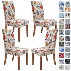 PRICES MAY VARY. Reinvent Your Chairs! Are you ‘over’ the look of your dining chairs? Perhaps the kids spilled one too many things on them, maybe the color and pattern is faded and dull. You don’t even need a reason! Let’s makeover your chairs together with our modern & durable- easy to fit, anti-slip, wrinkle resistant, reusable dining room chair covers that are fun and beautiful, as they are soft and comfy. Stretchy Fabric, Suitable For Most Dining Chairs: These universal kitchen chair covers Parsons Chair Slipcovers, Parsons Chair, Chair Slipcovers, Seat Protector, Dining Room Set, Chair Cover, Chair Covers, Room Set, Slipcovers