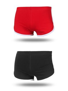 Specification: Color: Red, Black, Navy, Green, Blue Size: S, M, L, XL, 2XL Material: 95% Cotton Pattern: Solid Color Style: Casual, Sports, Home Thickness: Regular Season: Spring, Summer, Autumn Item Type: Boxer Shorts Waist Type: Medium Rise Size Type: Regular Package included: 2*Shorts Sporty Red Boxer Briefs For Summer, Red Activewear Shorts For Sports, Red Activewear For Sports Events, Red Stretch Gym Shorts, Fitted Red Athletic Shorts For Gym, Red Stretch Cotton Activewear, Casual Red Boxer Briefs For Gym, Red Fitted Athletic Shorts For Sports, Casual Sports Stretch Boxer Briefs