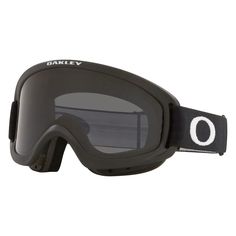 the goggles are black and white with an o logo on the front, while one is