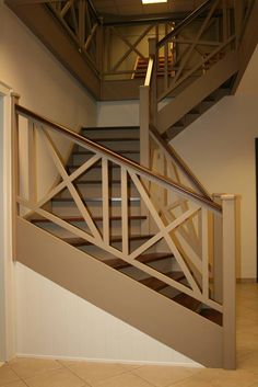 an empty staircase in a building with no people