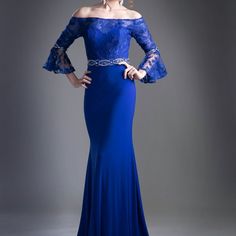 Blue Elegant Mermaid Dress For Evening, Elegant Blue Mermaid Evening Dress, Elegant Blue Mermaid Hem Evening Dress, Elegant Royal Blue Evening Dress For Formal Occasions, Formal Blue Mermaid Dress, Blue Fitted Mother Of The Bride Dress For Gala, Elegant Blue Dresses With Sweep Train, Elegant Royal Blue Formal Evening Dress, Elegant Blue Mermaid Dress For Gala