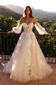 Wedding Dresses Long Floral Wedding Dress White Nude Elegant Wedding Gown, Corset Wedding Dress, Pretty Wedding Dresses, Floral Decal, Floral Wedding Dress, Cute Wedding Dress, Wedding Dresses Corset, Dream Wedding Ideas Dresses, Strapless Corset