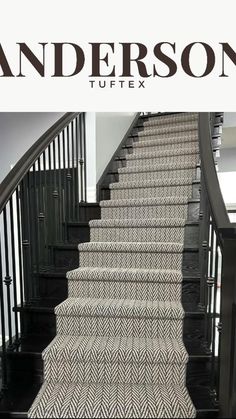 the cover of anderson tuftex's latest catalog, featuring stairs and handrails