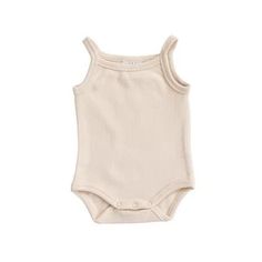 Mebie Baby Ribbed Tank Bodysuit, Cream - Wild Ivy Baby Tank, Ribbed Tank Dress, Tank Bodysuit, Cotton Bodysuit, Ribbed Bodysuit, Sleeveless Bodysuit, Ribbed Tank, Ribbed Fabric, Best Brand