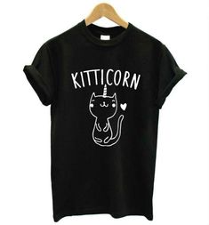 The kitty and the baby unicorn are getting along so well that they have decided to merge into a cute kitticorn! The feline agility and the stallion's presence form an unparalleled blend. If you have a cat at home, take this shirt and your pet will appreciate its softness! split 3D HD design: direct digital printing Anti-friction: maximum comfort, ultra soft material Composition : 100% High Quality Cotton with strong fibers Machine washable : 85° F (30° C) 🦄 Don't forget to refer to the sizing g Dave Ramsey Baby Steps, Unicorn Cat, Unicorn Shirt, Hipster Outfits, Outfit Trends, Runway Trends, Cat T, Grunge Style, One By One